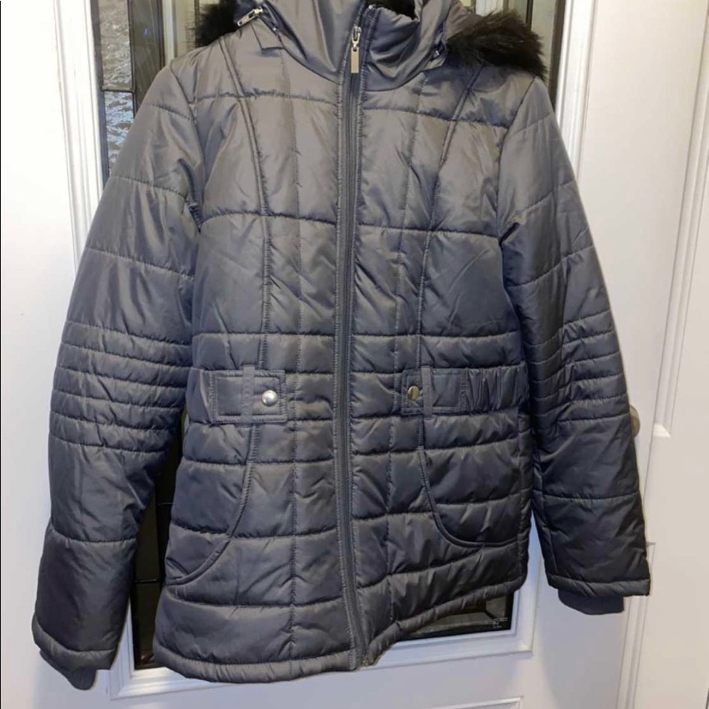 EUC Faded Glory winter coat w/hood